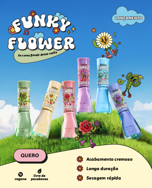 LANÇAMENTO - FUNKY FLOWER